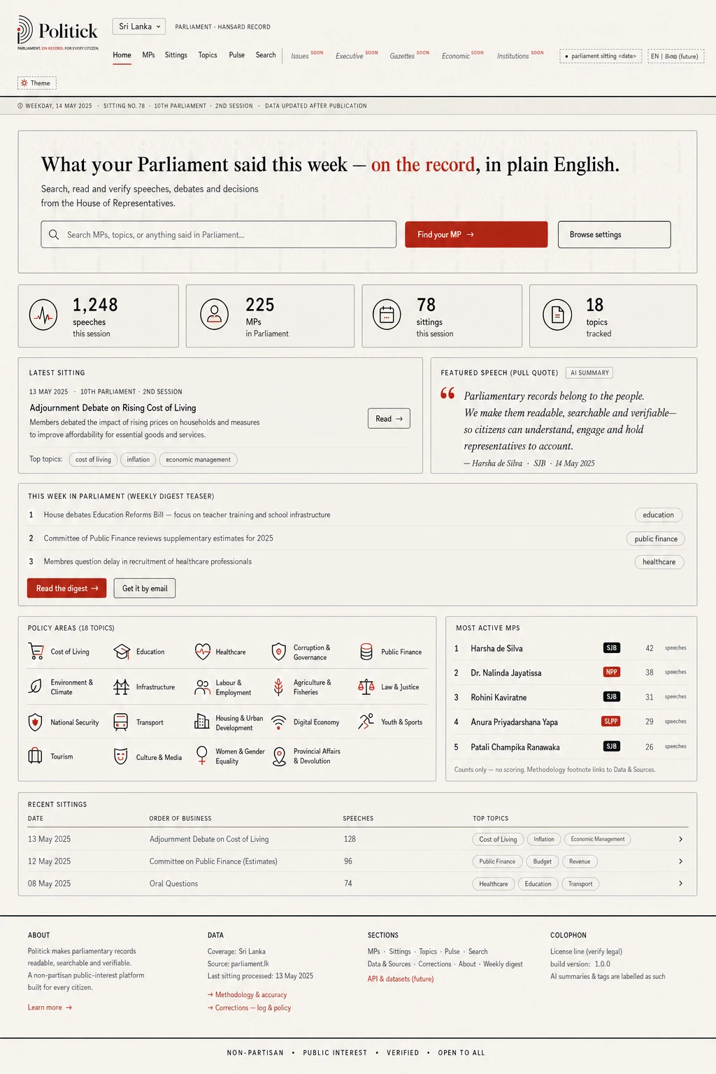 Applied home page