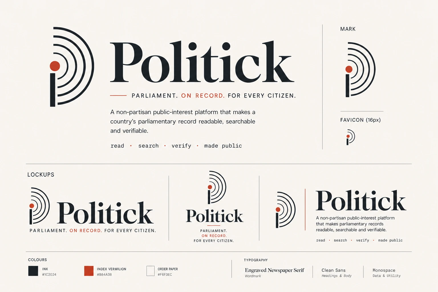 Politick logo suite
